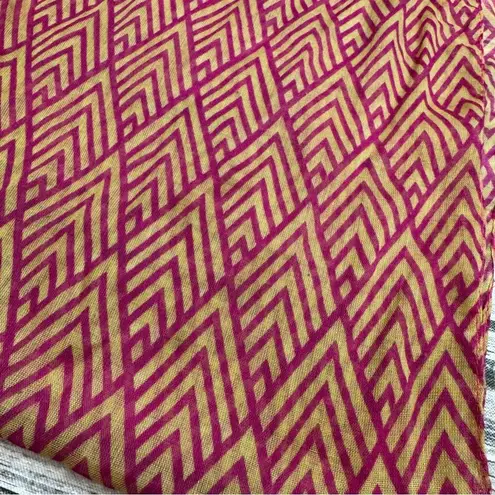 Unbranded Women's Lightweight Geometric Infinity Neck Scarf Magenta Pink Brown