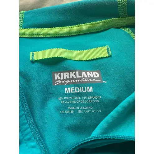 Kirkland Signature Active Quarter Zip Pullover Overlock Stitch Track Hoodie M