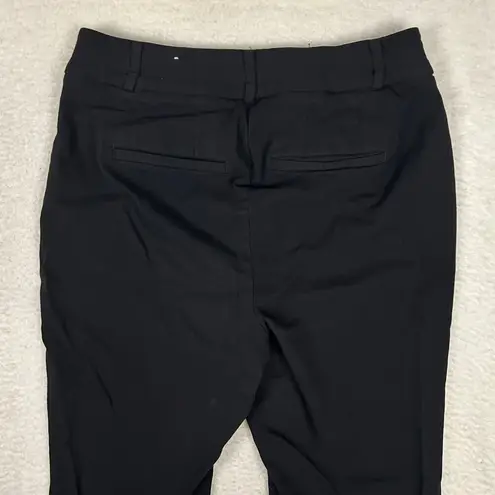 Lane Bryant Size 12 The Allie Pant Straight Leg Slacks Work Office Trouser Black