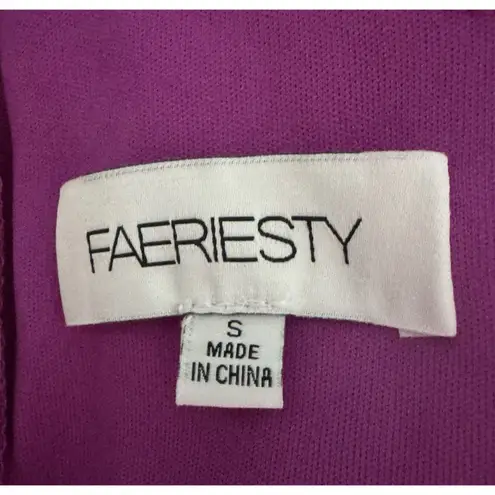 Faeriesty Fuschia One Shoulder Floor Length Gown, Prom, Wedding, Party, Size S Pink