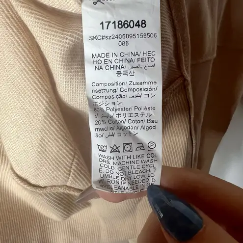 Tan Beach Themed Boho Top Size XS