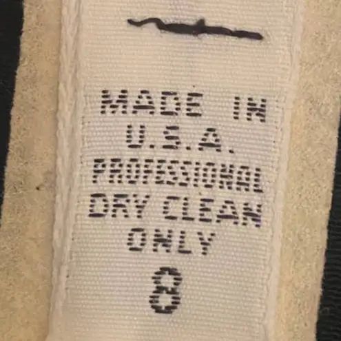 Vintage 80s Dress Constance Saunders Bergdorf Goodman Black Pleated Union Made 8