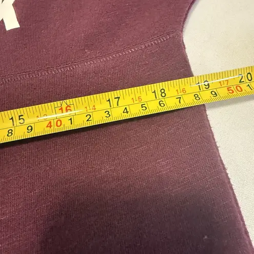 Victoria's Secret Victoria's‎ Secret PINK Bling Holographic Foil Varsity Crew Sweatshirt. Size XS