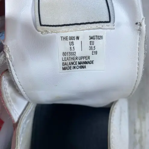 Goats The 005 Leather Sneaker Velcro Straps White Size 8.5