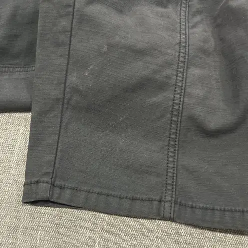 Pilcro Pants Womens 26W Plus Gray High Rise Pockets Crop Ankle *Flaw*