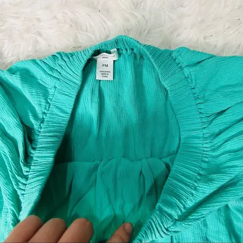 Westbound green summer / spring cute casual top / blouse PM