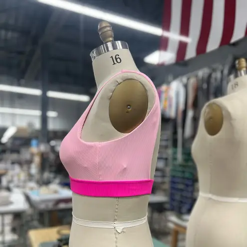 Val Ribbed Swim Top L Pink Size L