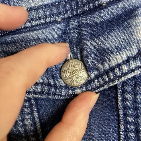 Moussy x iSKO Blue Future Face Denim Next Collab Medium Wash Jean Jacket Size undefined