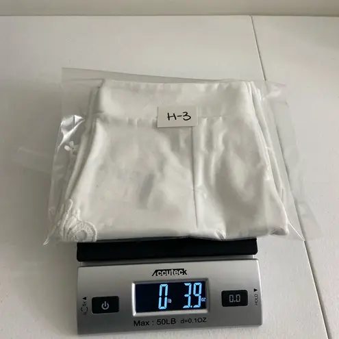 Pins and Needles women’s white embroidered zip stretch shorts XS