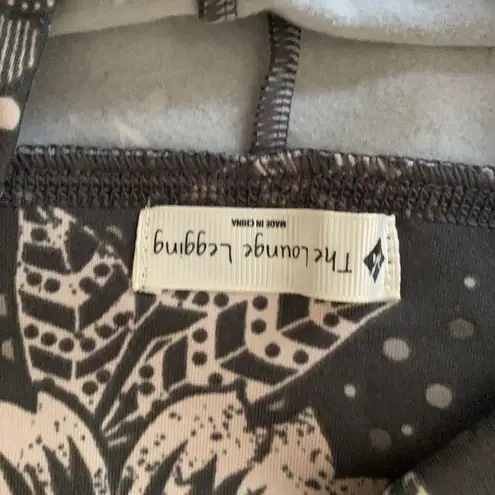 Members Mark the Legging gray pink crisscross ankle small buttery soft