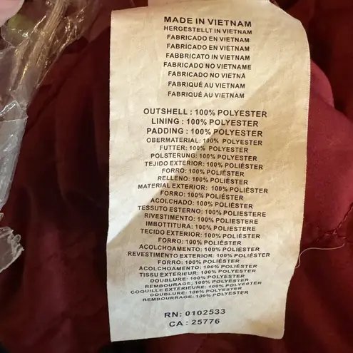 Indian Motorcycles Women’s Bomber Jacket Size XS Red Quilted Lining NWOT Blue - Image 4