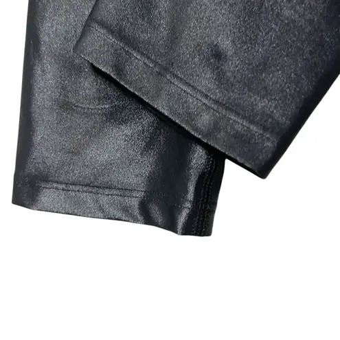 Carbon38 Leggings Size Large Tamara Shine High Rise Full Length Glossy New Black