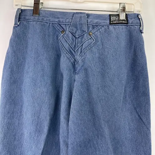 Roughrider by Circle T High Rise Vintage Bareback Western Jeans Size 11/12 Blue