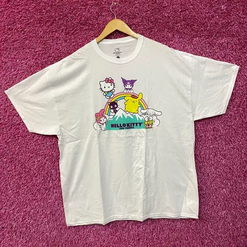 Sanrio Hello Kitty and Friends Over A Rainbow T-Shirt 2XL