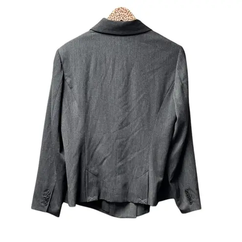 MM.LaFleur NEW Roxane Double Breasted Blazer Light Twill Charcoal Gray +1 NWT