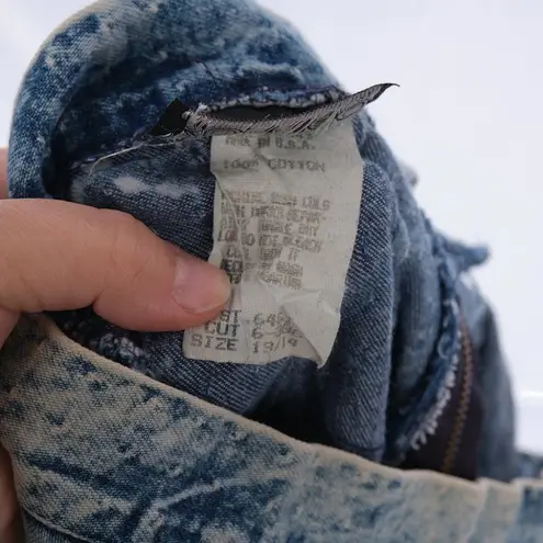 Vintage Acid Wash Jean Skirt Size 13/14