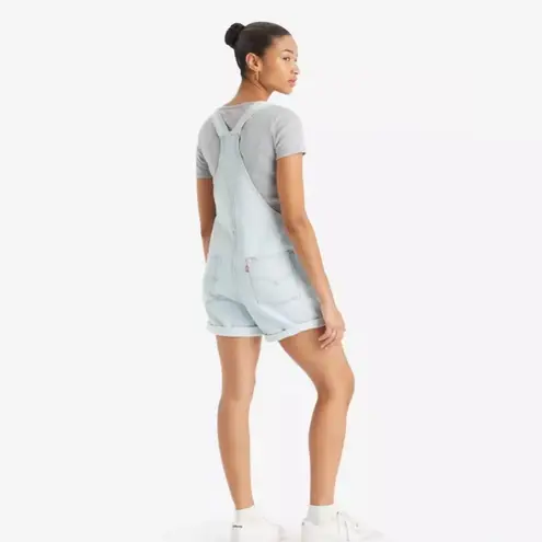 Levi's LEVI’S Vintage Denim Shortalls S Changing Expectations Light Wash $80 NWOT - Image 8