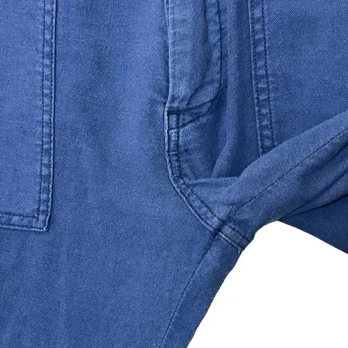 The Great . Slouch Armies Pants Blue Society Loose Relax Cotton Women’s Size 26