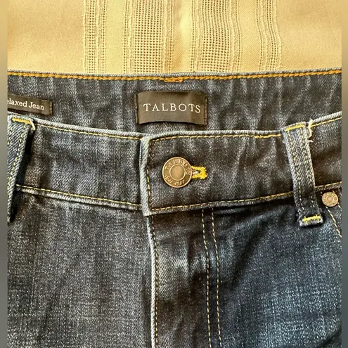 Talbots  Everyday Relaxed Jeans for Women, Size 10, Classic Blue, Comfortable