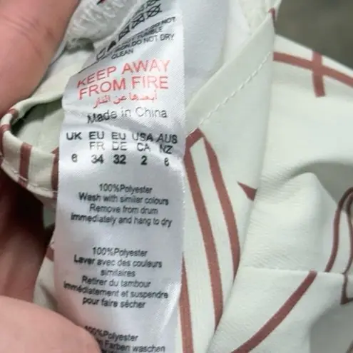 Pretty Little Thing  NWT Abstract art boned bustier corset top thumbnail 5