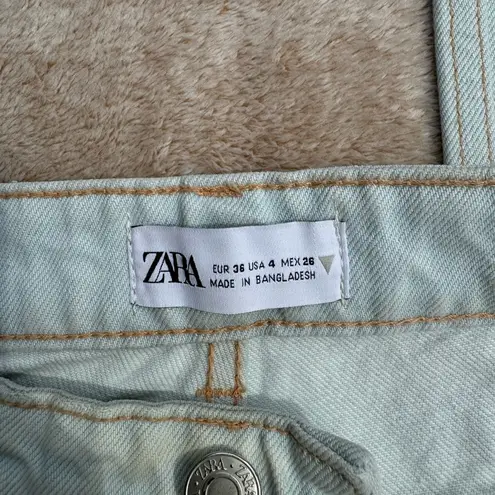 ZARA  Straight Leg‎ High Waisted Jeans Size 4