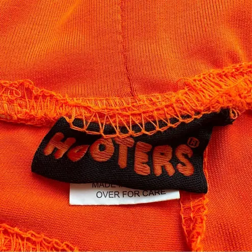 Hooters 🔃 Logo Orange Cheeky Waitress Uniform Shorts