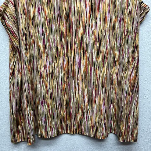 JNS Easy Dressing Multicolor Top Womens 4X Business Workwear Career Party Event Pink