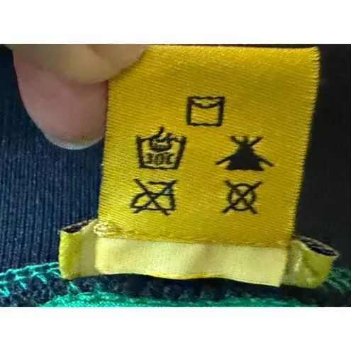 Daisy green varsity cropped jacket with patches M