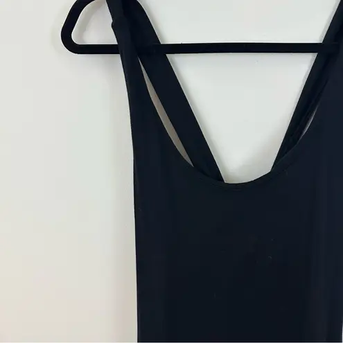 Soma Black Cool Nights Luxe Chemise Strappy Size Medium NWT