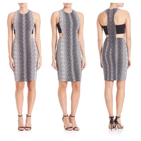 Elizabeth and James Ikat Phoenix Dress 6 NWT Cutout Detail