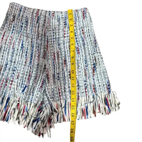 Desigual High Waisted tweed saylor shorts fringe sz S