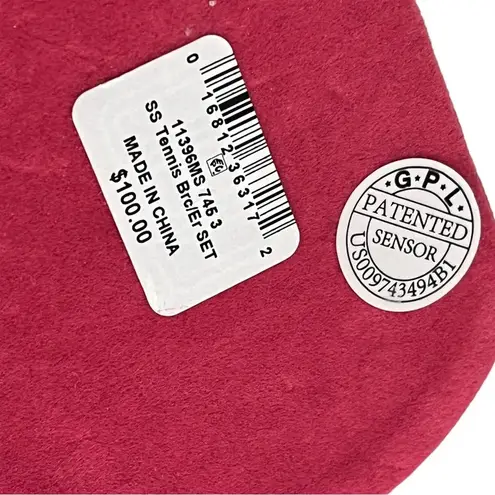 Giani Bernini Tennis BRACELET & Stud EARRINGS Set Sterling Silver & CZ Solitaire