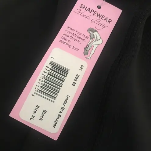 New Sassybax Shapewear Pretty Collection Under bra shaper Black XL