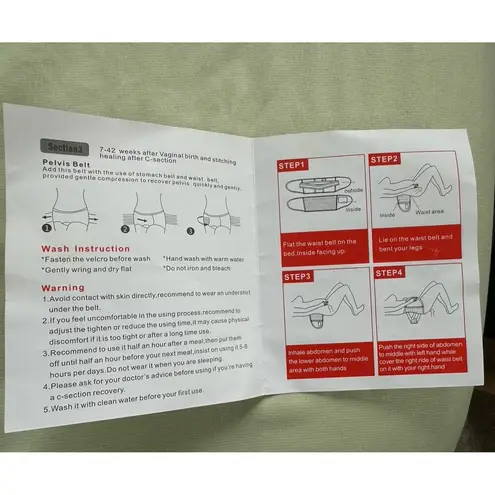 NWOT Postpartum Support Recovery Waist Belt Shapewear Slimming Girdle One Size Size undefined