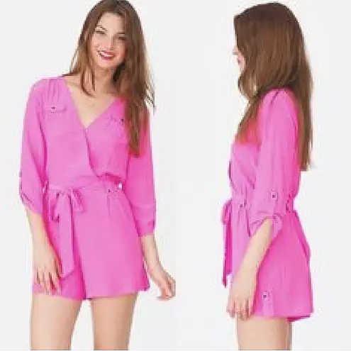 Yumi Kim NBW Neon Pink Beth Romper