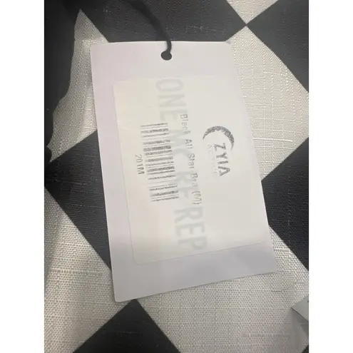 Zyia All Star Black Sports Bra Medium athletic walking support