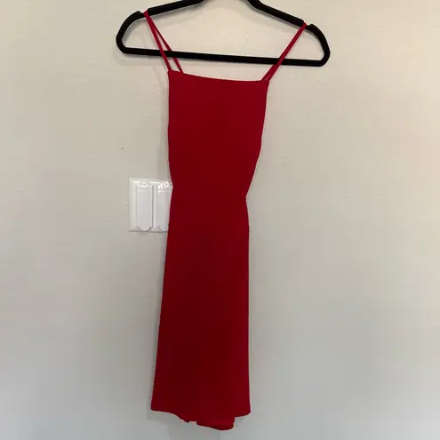 Alyce Paris 4002 Red Halter Corset Short Dress Sexy Strappy Open Back Size 2 NEW