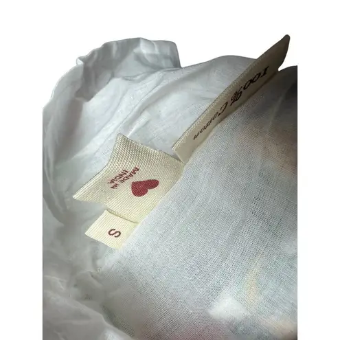 Alix of Bohemia Tasha Rose Ruffle Skirt NWT Sz. S White