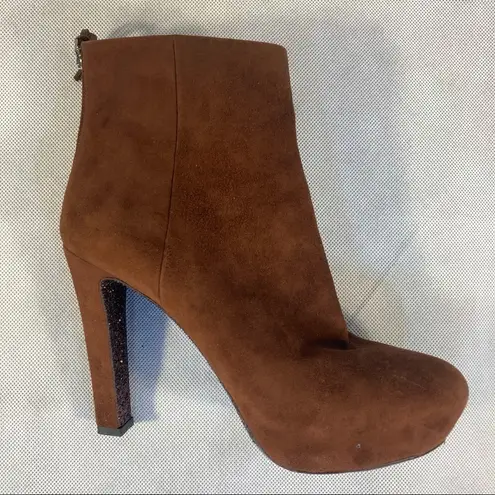 Miu Miu Suede Platform Booties