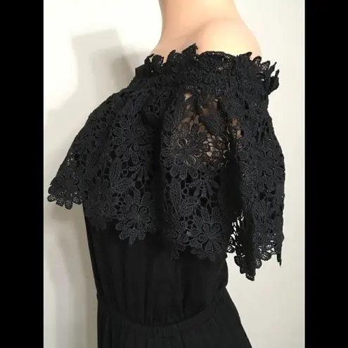 Design History Strapless lace maxi dress. NWOT