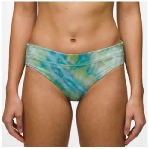 prAna New! Summer Waves Bikini Bottom Mirage Green Women's Size XL Sporty