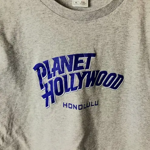Planet Hollywood Vintage Y2K Honolulu T Shirt Gray XL Extra Large Restaurant