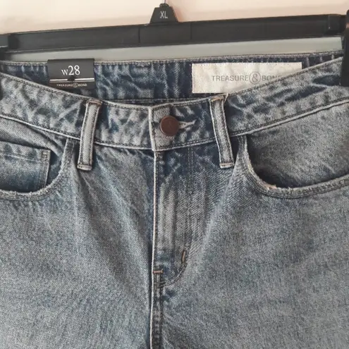 Treasure & Bond Grant Boyfriend Crops Mid Rise NWT