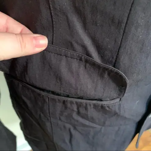 Liz Wear Button Down Jacket Black