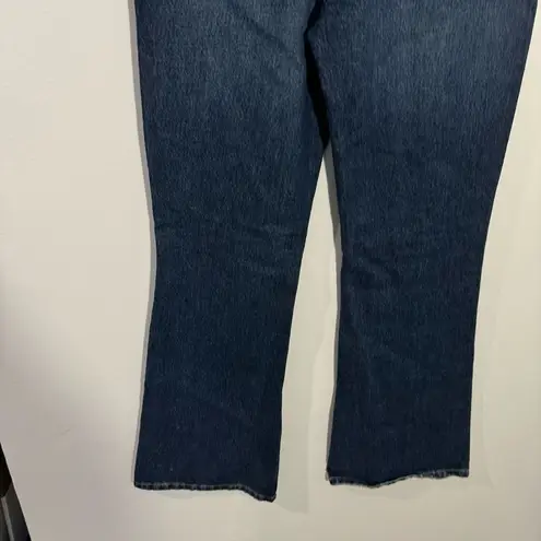 ZARA NWT  High Rise Flare Leg Full Length Jeans Bloggers Favorite‎ Size 4