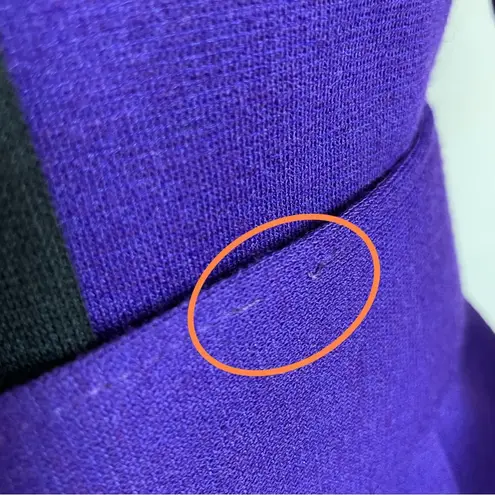 Vintage Color Blocked Dress Ursula Retro Disneybounding Halloween Costume 90s Purple Size XS