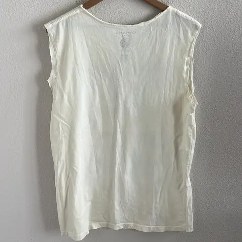 ODDPEOPLE by RKB Pearl Janis Joplin 1971 100% Cotton Cutoff Graphic Tank Tee L Pink Size L