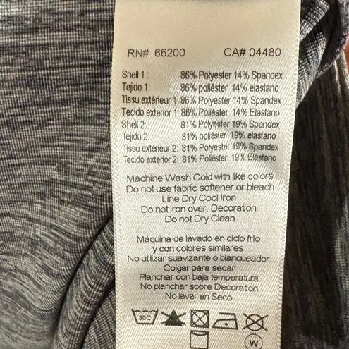 ASICS  Gray And Black Active‎ Leggings Size Medium - Image 9