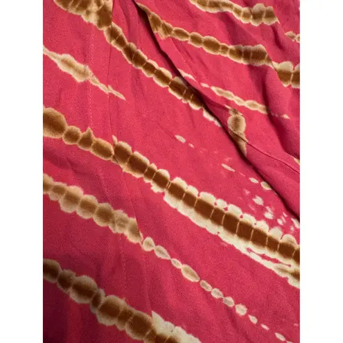 YFB Clothing Pink Tie Dye Sleeveless Maxi Dress Casual Summer XS