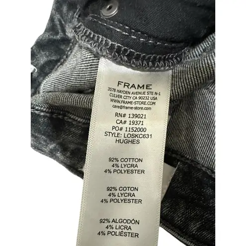 Frame Le One High Waist Crop Skinny Jeans In Hughes size 1 $218